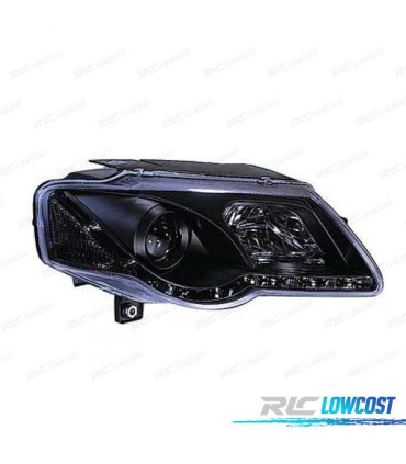 FAROS VOLKSWAGEN VW PASSAT LIM KOMB. 05-10 DRL NEGRO