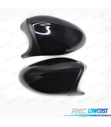 CARCASAS ESPEJOS BMW E81 E82 E87 E88 E90 E91 E92 E93 LOOK M3 NEGRO BRILLO