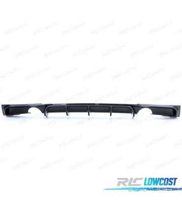 DIFUSOR BMW F30 F31 LOOK M PERFORMANCE CARBONO DOBLE SALIDA