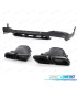 DIFUSOR MERCEDES GLC X253 15-18 LOOK AMG PDC + COLAS ESCAPE NEGRO