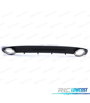 DIFUSOR AUDI A4 B8 11-15 LOOK RS4 DOBLE SALIDA