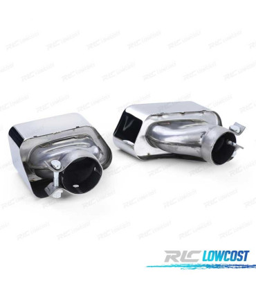 DIFUSOR BMW F10 F11 10-17 LOOK M PERFORMANCE NEGRO BRILLO + COLAS ESCAPE