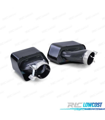 DIFUSOR BMW F10 F11 10-17 LOOK M PERFORMANCE + COLAS ESCAPE NEGRO