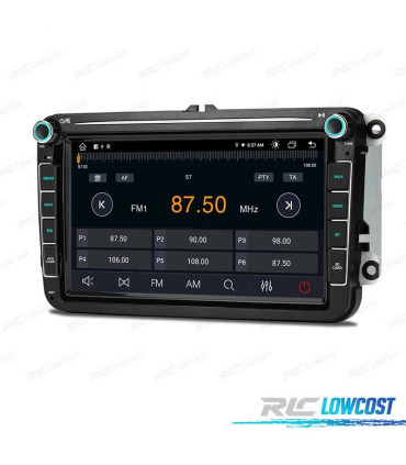 RADIO GPS ANDROID 11 PARA VOLKSWAGEN VW SEAT SKODA OCTACORE 4GB RAM+64GB ROM