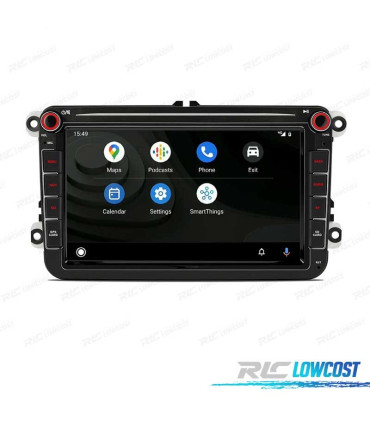 RADIO GPS ANDROID 11 PARA VOLKSWAGEN VW SEAT SKODA OCTACORE 4GB RAM+64GB ROM