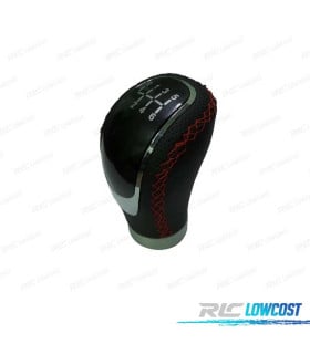 POMO CAMBIO TIPO AUDI COSTURA ROJA