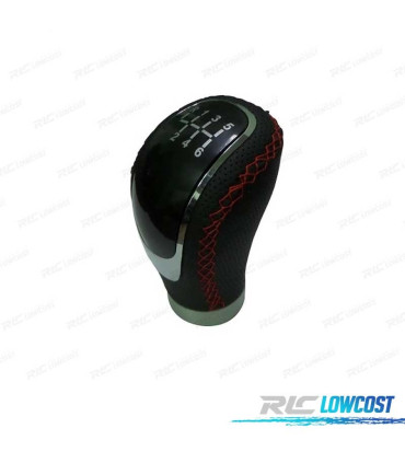 POMO CAMBIO TIPO PARA AUDI COSTURA ROJA