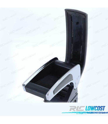 REPOSABRAZOS APOYABRAZOS UNIVERSAL NEGRO Y GRIS CROMO