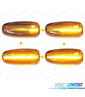 INTERMITENTES DINÁMICOS LED MERCEDES R170 R171 W163 W202 W210 W208 W638 FONDO NEGRO