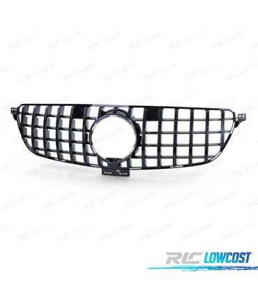 PARRILLA MERCEDES CLASE GLE COUPE C292 W166 15-19 LOOK GT-R CAMARA NEGRO BRILLO