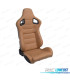 ASIENTO DEPORTIVO SEMI BAQUET ESTILO RS CUERO BEIGE
