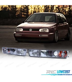 INTERMITENTES VOLKSWAGEN VW GOLF 3 91-97 CRISTAL CLARO CROMO