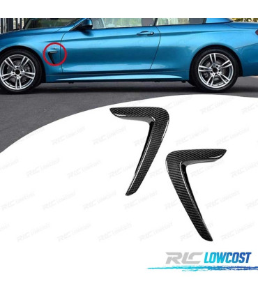 REJILLAS ENTRADAS LATERALES BMW F32 F33 F36 CARBONO