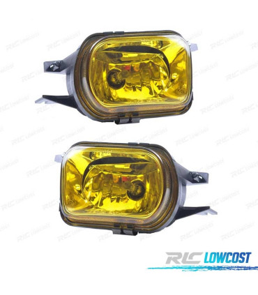 FAROS ANTINIEBLA PARA MERCEDES W203 00-04 R170 SLK ROADSTER 00-04 W209 CLK 03-09 AMARILLO