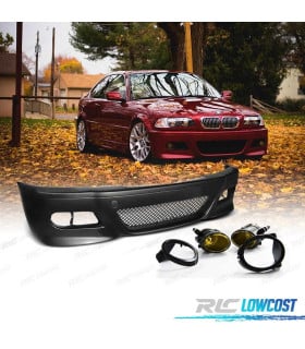PARAGOLPES DELANTERO BMW E46 99-05 LOOK M3 + NIEBLAS AMARILLOS