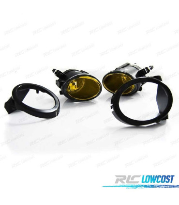 FAROS ANTINIEBLA BMW E46 98-06 E39 95-03 CRISTAL AMARILLO PARAGOLPES M