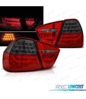 PILOTOS BMW E90 05-08 LED ROJO AHUMADO OSCURO