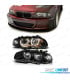 FAROS BMW E46 COUPE 99-03 OJOS ANGEL FONDO NEGRO