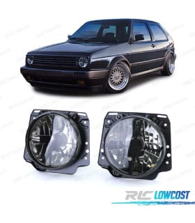 FAROS PARA VOLKSWAGEN VW GOLF MK2 83-91 AHUMADOS