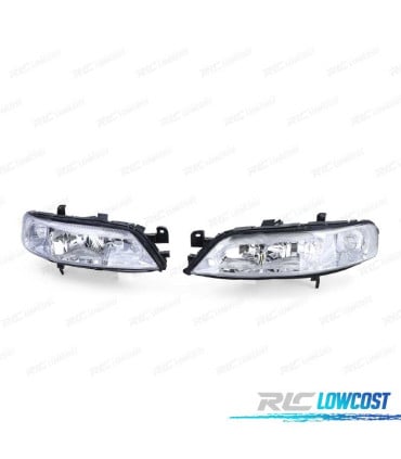 FAROS PARA OPEL VECTRA B 99-02 FONDO CROMO