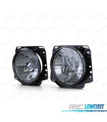 FAROS VOLKSWAGEN VW GOLF MK2 83-91 AHUMADO FONDO CROMO