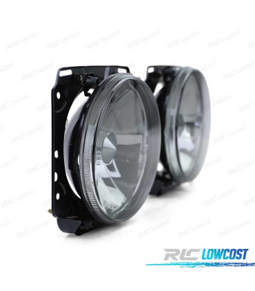 FAROS VOLKSWAGEN VW GOLF MK2 83-91 AHUMADO FONDO CROMO