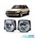 FAROS VOLKSWAGEN VW GOLF MK2 83-91 OJOS ANGEL FONDO CROMO H4