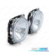 FAROS VOLKSWAGEN VW GOLF MK2 83-91 OJOS ANGEL FONDO CROMO H4