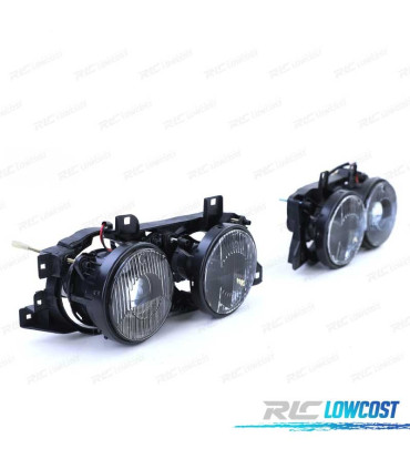 FAROS BMW E34 88-95 E32 86-94 FONDO NEGRO