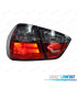 PILOTOS BMW E90 05-08 LED ROJO AHUMADO OSCURO