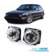 FAROS VOLKSWAGEN VW GOLF MK2 83-91 OJOS ANGEL FONDO CROMO