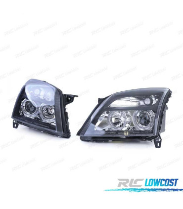 FAROS OPEL VECTRA C 02-05 SIGNUM 03-05 OJOS ANGEL FONDO NEGRO