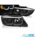 FAROS BMW E90 E91 05-08 OJOS ANGEL 3D FONDO NEGRO