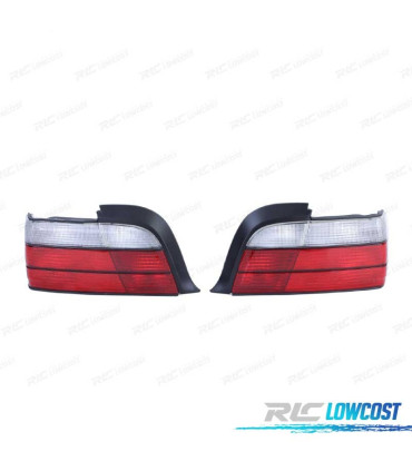 PILOTOS BMW E36 91-99 ROJO BLANCO LOOK M3