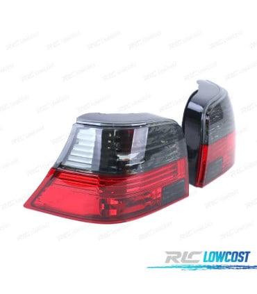 PILOTOS VOLKSWAGEN VW GOLF 4 ROJO AHUMADO