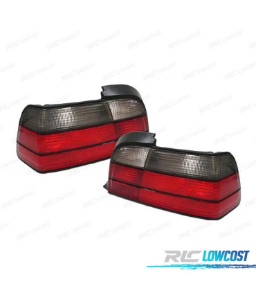 PILOTOS BMW E36 COUPE 90-97 AHUMADO ROJO LOOK M3