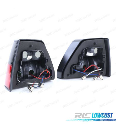 PILOTOS VOLKSWAGEN VW GOLF MK2 83-91 NEGRO CHROMO