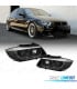 FAROS BMW E90 E91 05-08 OJOS ANGEL 3D FONDO NEGRO INTERMITENTE LED