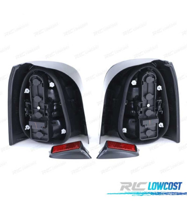 PILOTOS AUDI A4 B5 AVANT 94-01 CRISTAL OPACO NEGRO