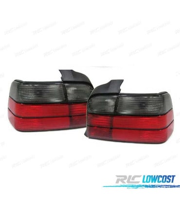 PILOTOS BMW E36 ROJO AHUMADO 90-97 LOOK M3