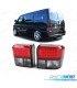PILOTOS VOLKSWAGEN VW T4 TRANSPORTER MULTIVAN CARAVELLE 90-03 LED ROJO AHUMADO