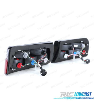 PILOTOS BMW E30 87-90 CABRIO 90-93 ROJO CROMO