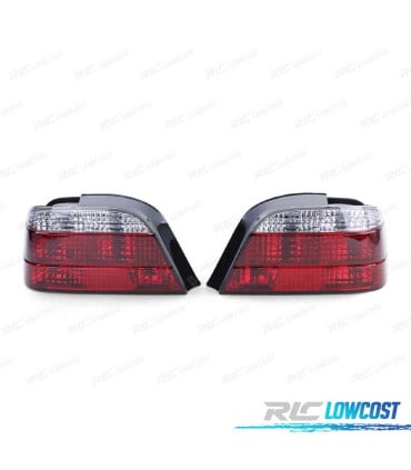 PILOTOS BMW SERIE 7 E38 94-01 ROJO CROMO