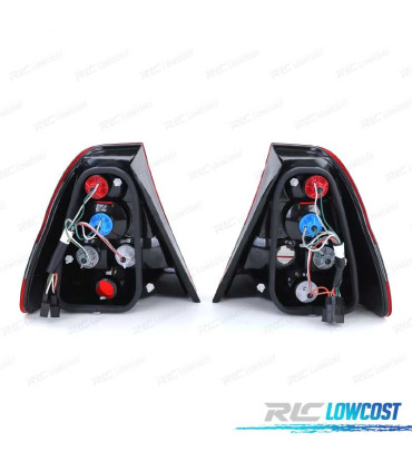 PILOTOS BMW E46 COMPACT 98-05 ROJO AHUMADO
