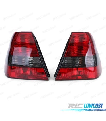 PILOTOS BMW E46 COMPACT 98-05 ROJO AHUMADO