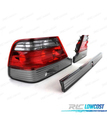 PILOTOS MERCEDES CLASE S W140 94-98 ROJO AHUMADO