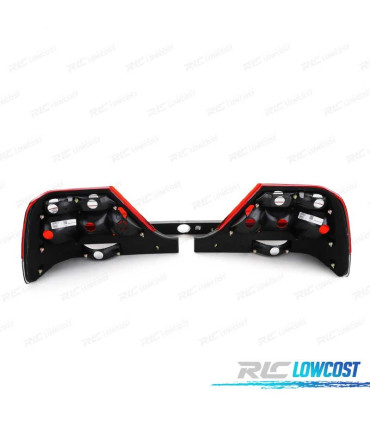 PILOTOS MERCEDES CLASE S W140 94-98 ROJO AHUMADO