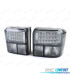 FAROS TRASEROS VOLKSWAGEN VW T4 TRANSPORTER CARAVELLE 90-03 LED NEGRO