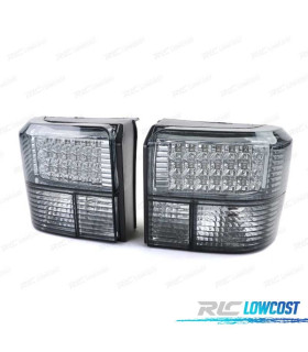 FAROS TRASEROS VOLKSWAGEN VW T4 TRANSPORTER CARAVELLE 90-03 LED NEGRO