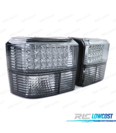 FAROS TRASEROS VOLKSWAGEN VW T4 TRANSPORTER CARAVELLE 90-03 LED NEGRO